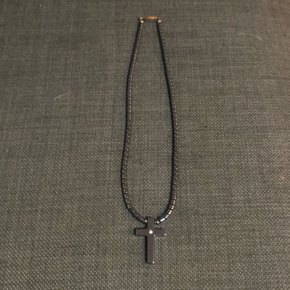 Hematite  men necklace